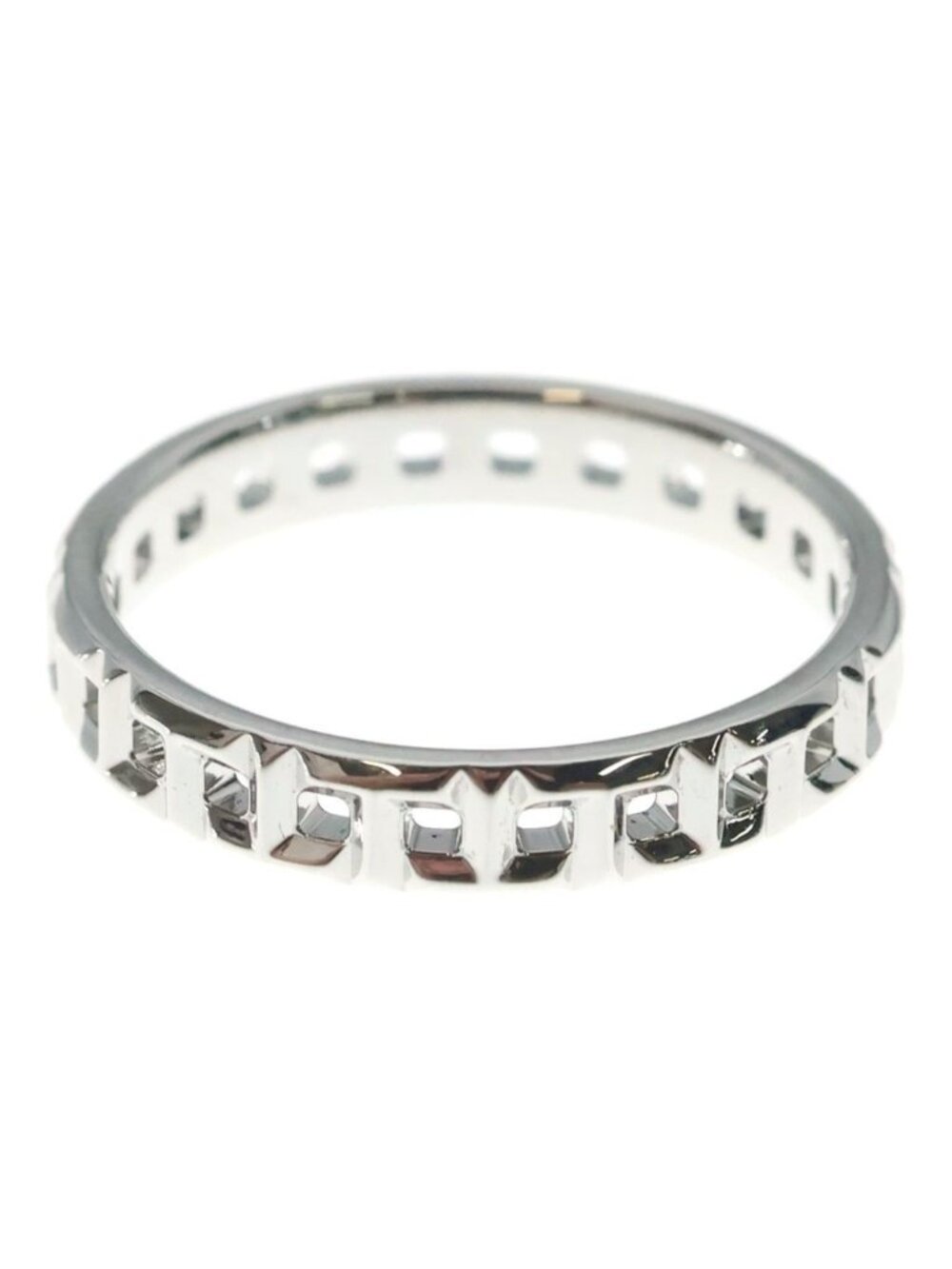 Tiffany & Co T True Narrow Ring White Gold